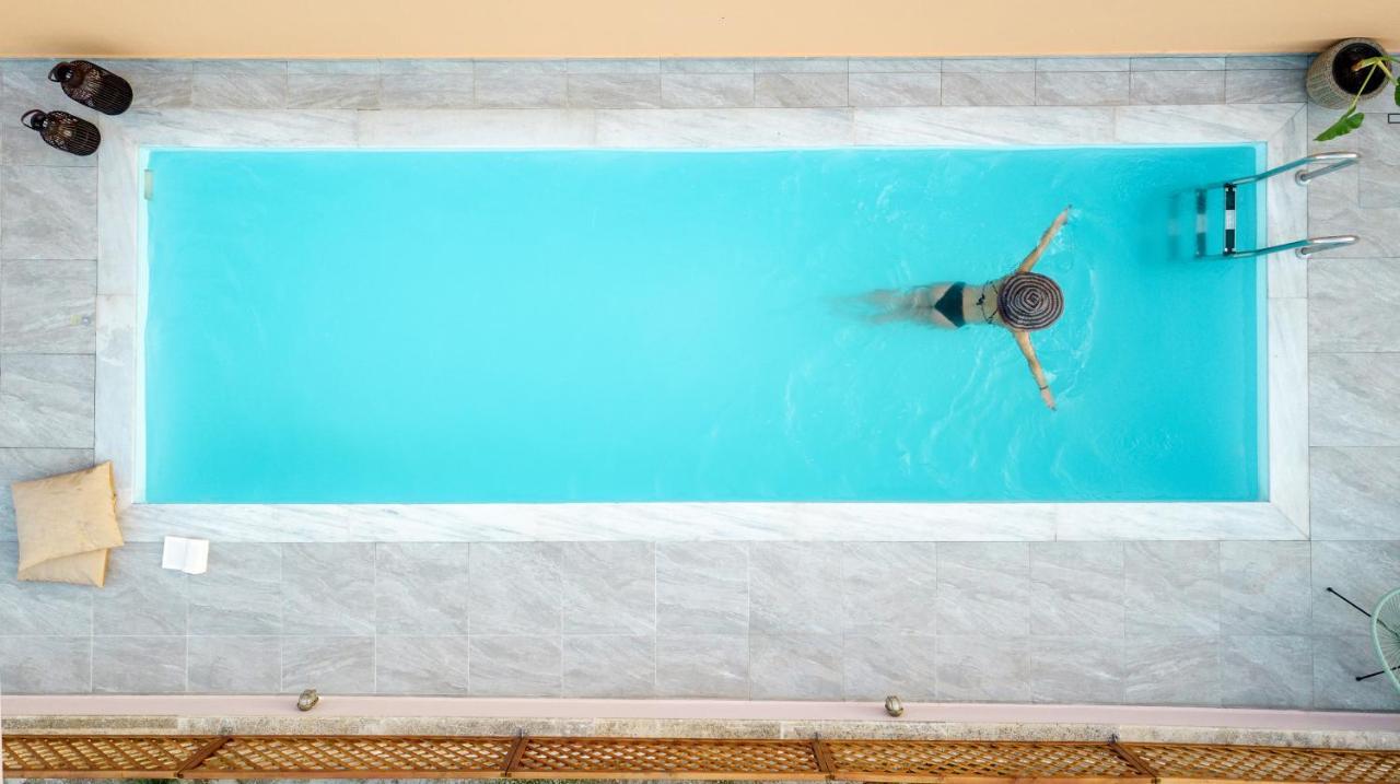 Arch Houses - Sharing Pool Spiliá Екстериор снимка